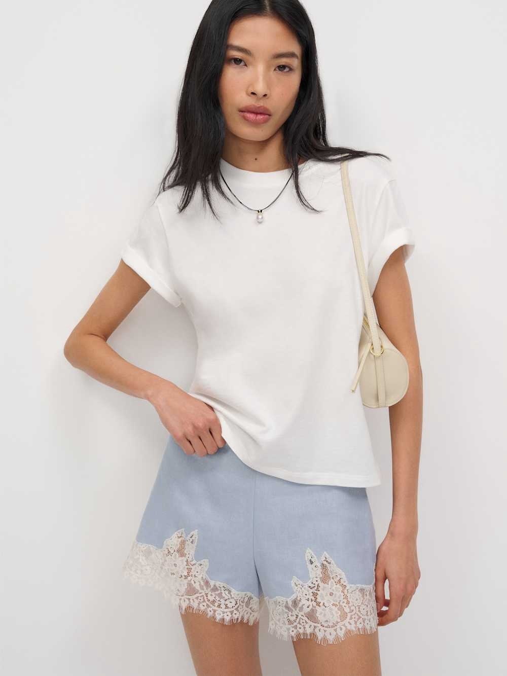 NWOT Reformation Fern Linen Short